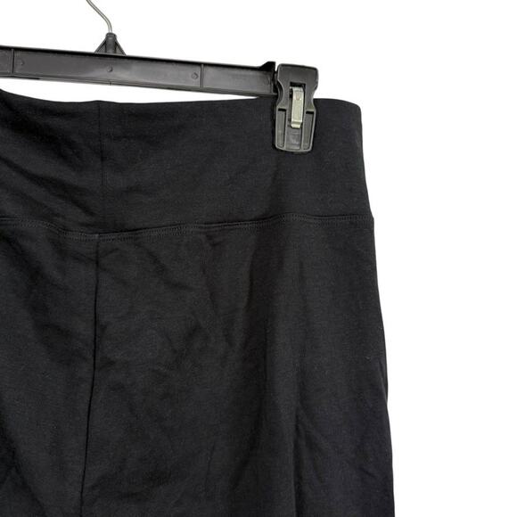 Eileen Fisher Petite High Waisted Ankle Legging Black Pants Soft Knit NWT sz P L - Picture 12 of 16